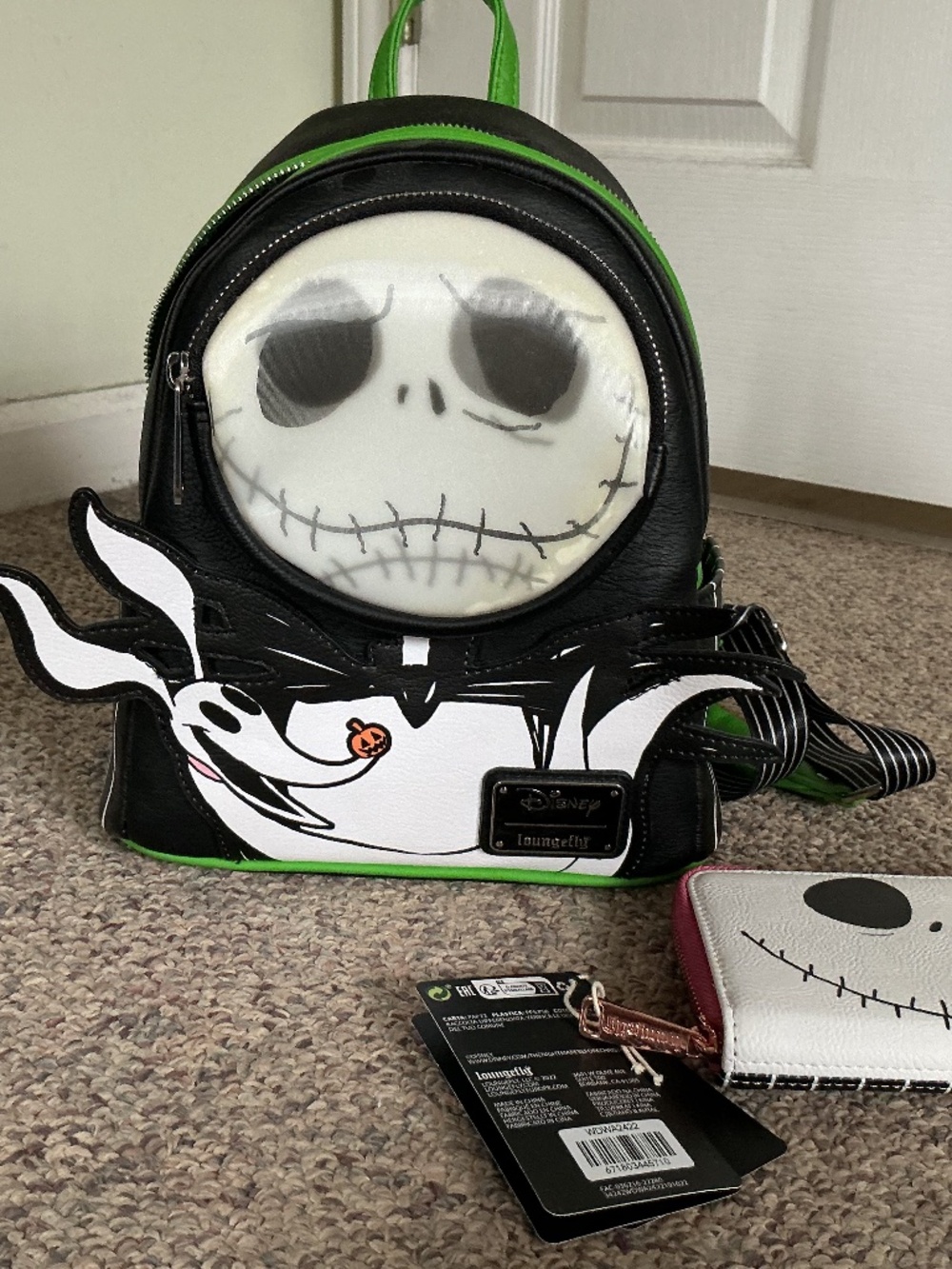 Disney Loungefly nightmare before Christmas wallet & backpack